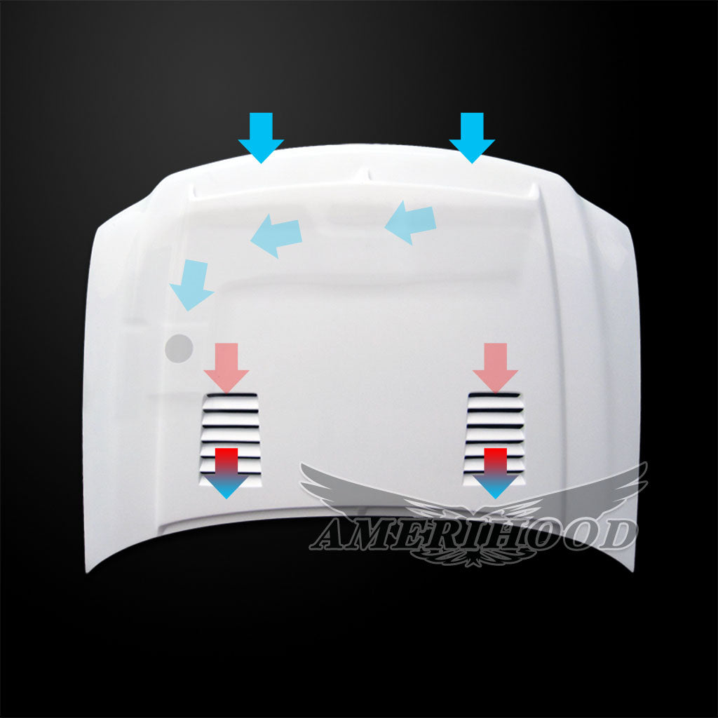 Ford Expedition 1997-2002 Type-E Style Ver. 1 Functional Ram Air Cooling Hood